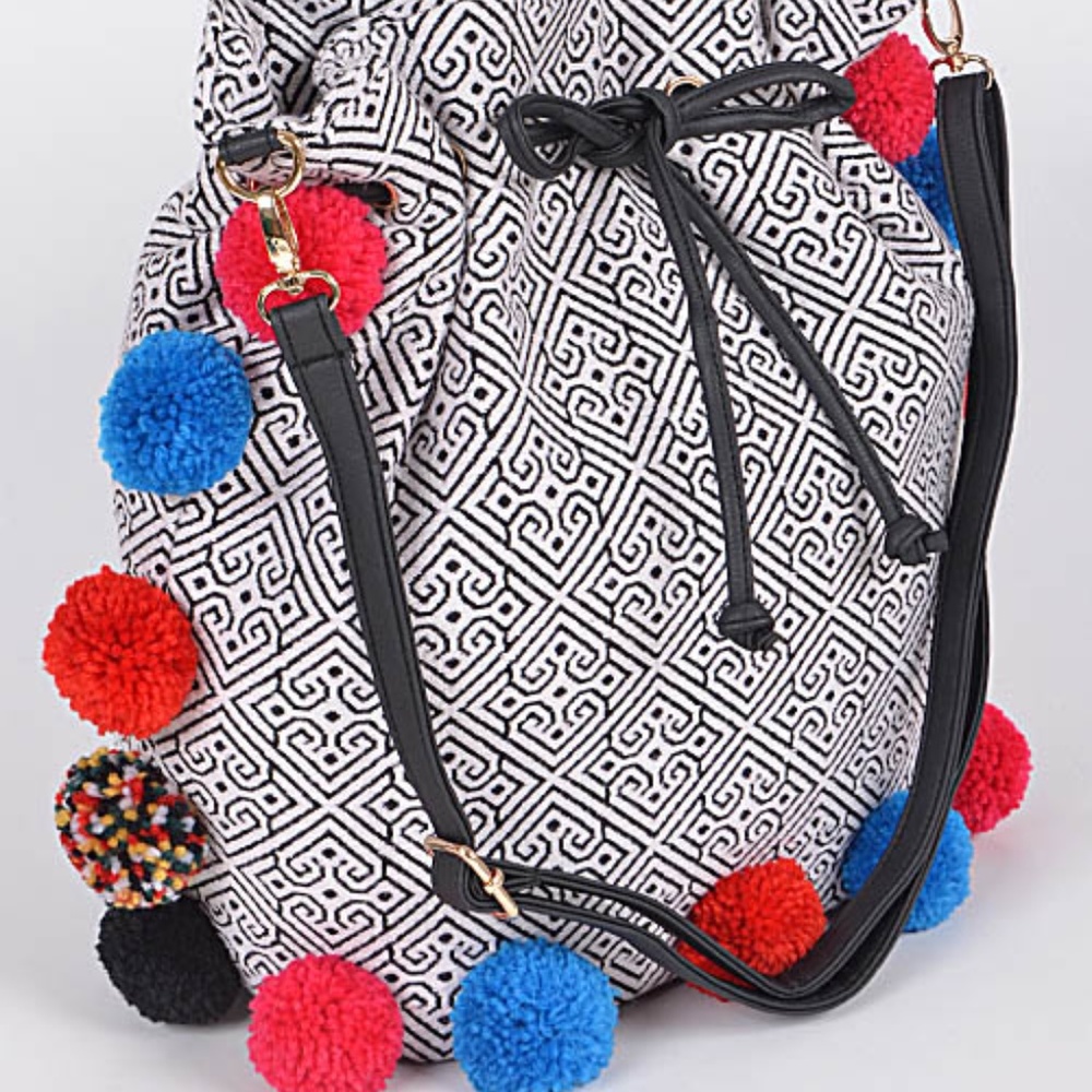Boho Unique large cross-body handbag